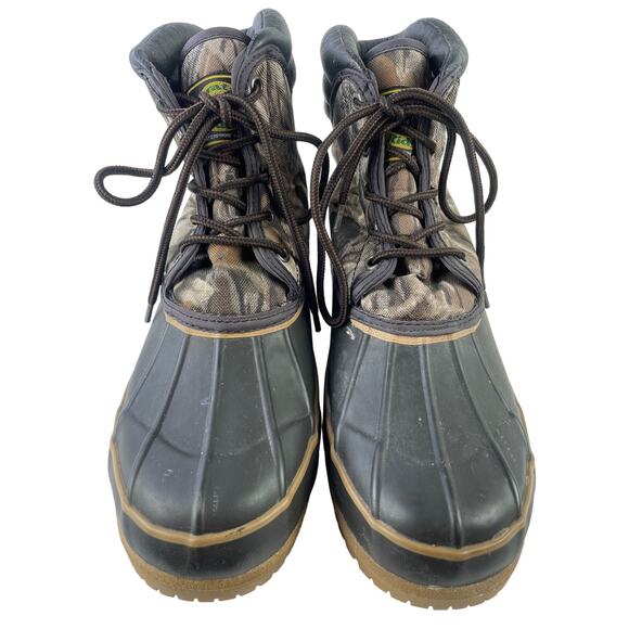 Crater Ridge Mens Size 7 Whitetail Camo Duck Boots Waterproof Steel Shank Size 7 - Picture 3 of 13